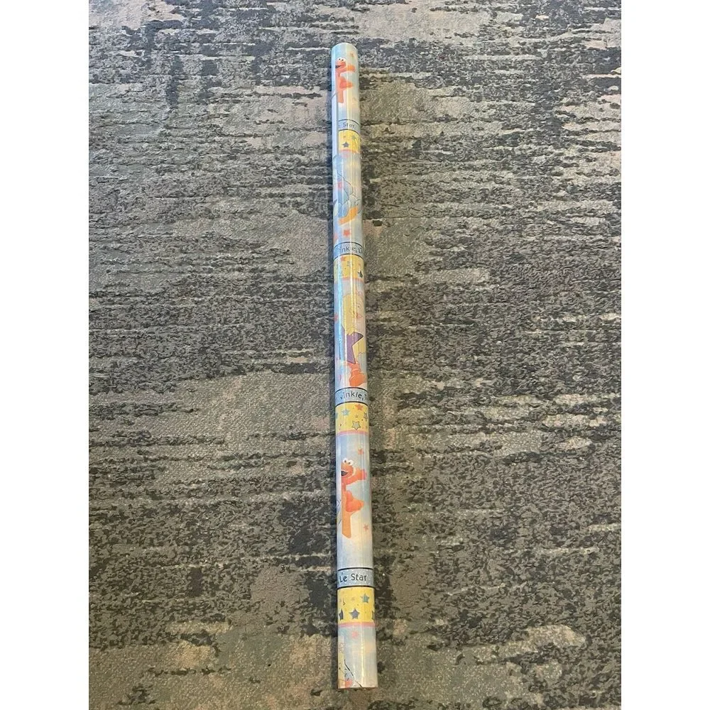 Vintage Sesame Street 2004 Gift Wrapping Paper Twinkle Twinkle Little‎ Star